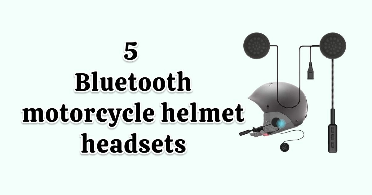 The top five Bluetooth bike helmet headsets | bluetoothplayer.com